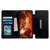 Stand Case for Samsung Galaxy S24+ Shell Detachable 2-in-1 Wallet Phone Cover - Black
