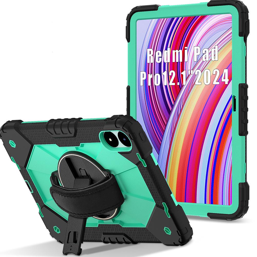 Совместимо с Redmi Pro 12,1 дюйма, Redmi SE 8,7 и Redmi Pad 2: Чехол для планшета с ремешком для руки и подставкой.