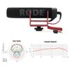 RODE VideoMic GO Super Cardioid Directional Microphone Lightweight On Camera Microphone with Shock Mount Windshields