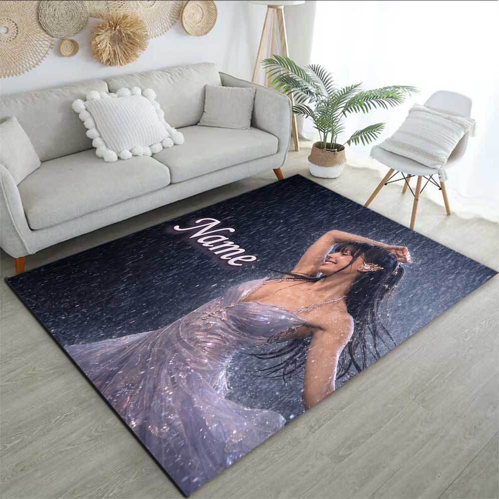 Ayliva Customize your name rug, office chair cushion, home bedroom living room gift.