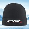 Белый logo FJR 1300 design красная полоса черный фон Мужчины Женщины Унисекс Вязаная Шапка Шапка-бини Зимняя Теплая Рождествен