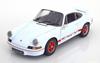 Willy 1/18 Scale Porsche 911 Carrera RS 2.7 1973 (White/Red) Diecast Model Car