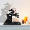 Хэллоуин ведьма подсвечник смола, фигурки призраков жуткие настольные статуи украшения для домашнего декора сада