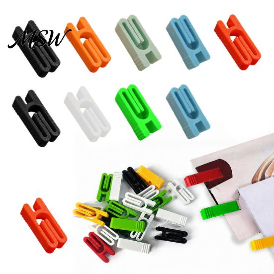 Strong Grip Snack Bag Clips 15Pcs 3D Printed Mini Food Sealing for Kitchen Storage, Reusable Multipurpose Home with Anti-slip Texture Snacks