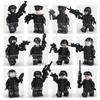 Mini Puzzle Game Set 8 Special Forces Action Figures With Removable Joints And Weapons