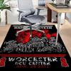 1 шт. RAMMSTEIN WORCESTER Домашний офис, Прочный полиэстеровый коврик для пола с легкой очисткой, Декор для офиса, Городской стиль, Нескользящая основа