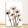 Simple Wall Decor Modern Transparent Flower A4 Canvas Painting Art Print Picture Home Decoration
