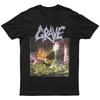 2025 New GRAVE - Into The Grave Printed Unisex Street Fashion Trend Short Sleeved Pure Cotton Round Neck