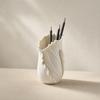 Lotus Leaf Pen Holder, 3D Printed Bionic Desk Organizer, Cute Stationery Holder for Home Office, Nature Decor Gift for Desk