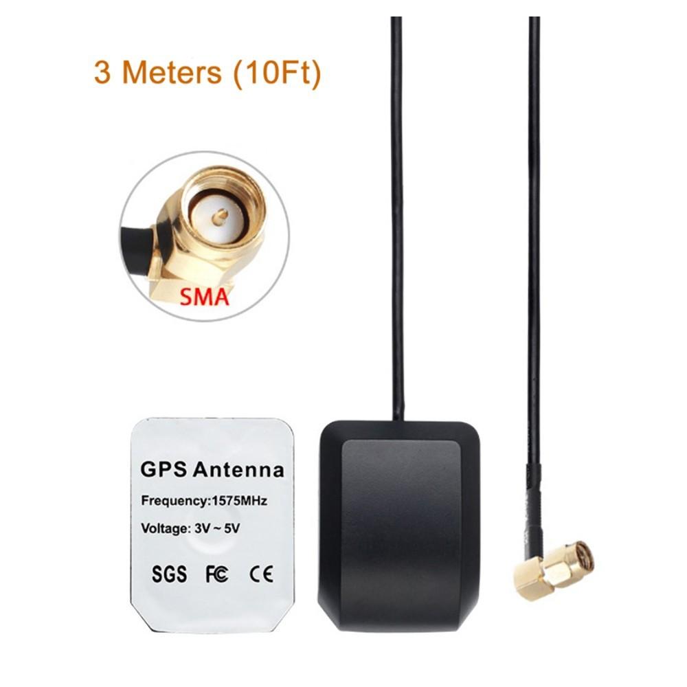 SMA Мужской GPS автомобильный воздушный сигнал антенна 9 футов кабель 1575 МГц магнитная радиокарта