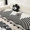 Special-Shaped Chenille Sofa Cover Pad New Light Luxury One-Piece Straight Non-Slip Leather Sofa Special Cover Seat Cushion