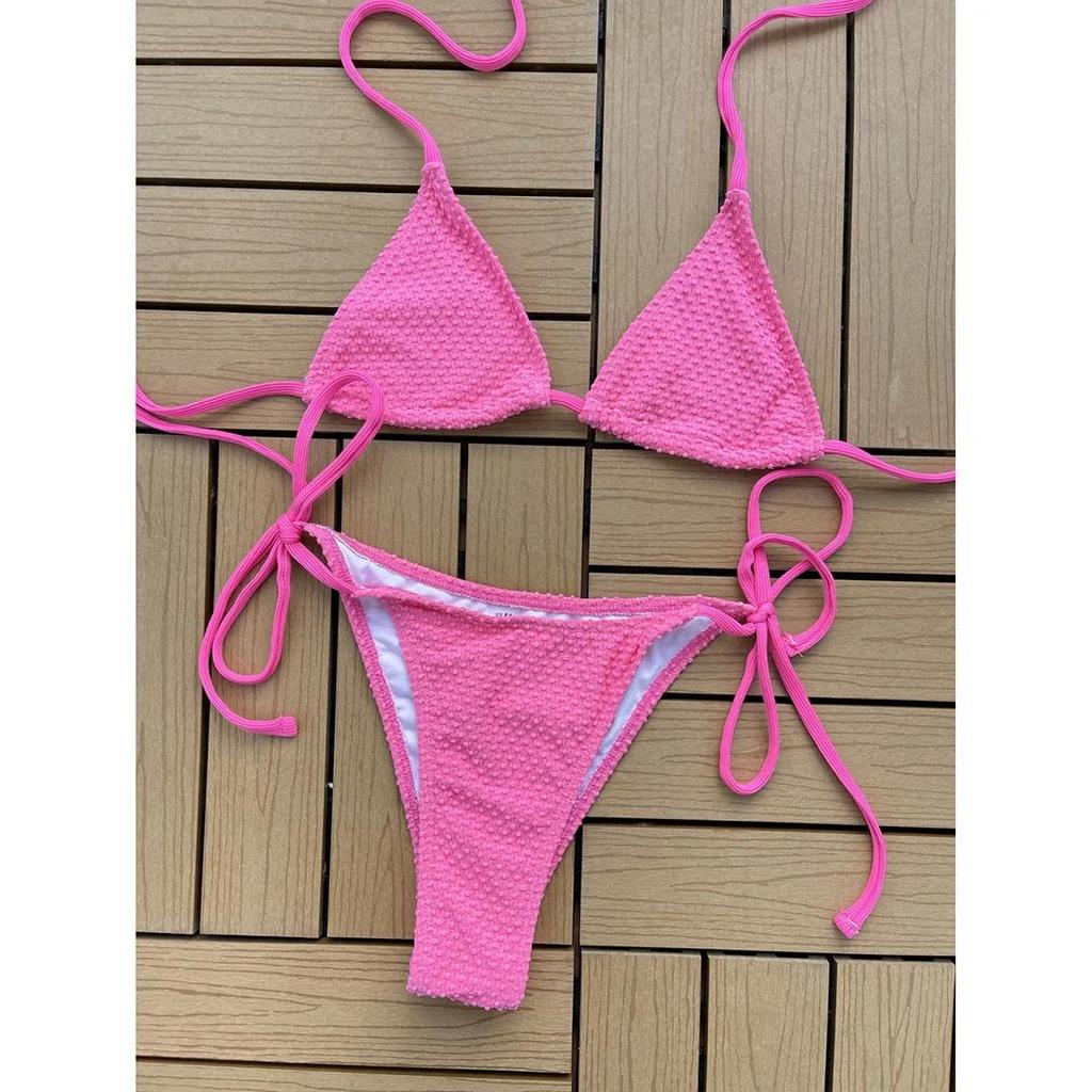 Sexy New Halter High Leg Cut Mini Bikini Female Swimsuit Women Swimwear Two-pieces Bikini Set Bather Bathing Suit Swim