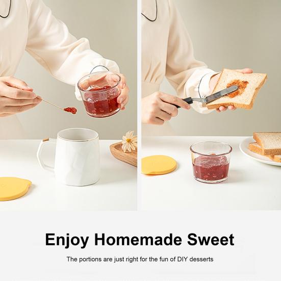 Удобный прочный герметичный многоцелевой видимый стеклянный круглый контейнер для приготовления еды, кухонные принадлежности, коробка для хранения продуктов питания