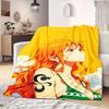Nami Print Blanket Warm Comfortable Flannel Blanket Suitable for Bedrooms,Sofas, Beds,Chairs,Travel -QIAO57