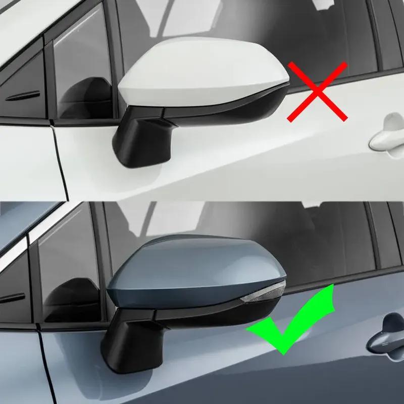 LHD For Toyota Corolla Chrome Car Rearview Side Mirror Trims Cover Strips Molding Decor Exterior
