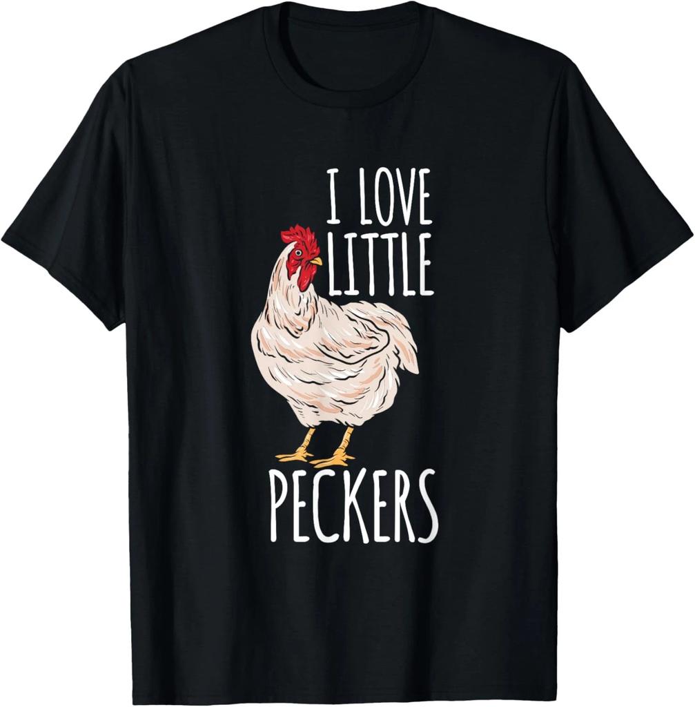 Life On A Farm I Love Little Peckers Funny Chicken Lover T-Shirt
