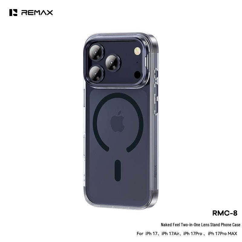 Чехол-подставка Remax Bare Lens 2-в-1 с защитой от падения для iPhone 16/17