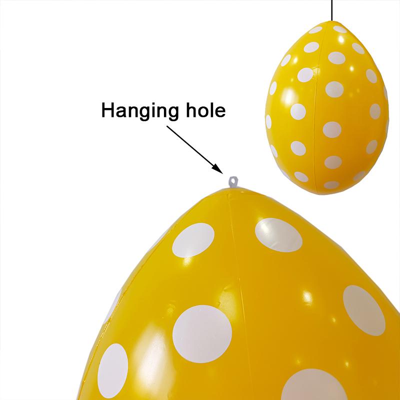 1 шт ПВХ детские игрушки пасхальные надувные яйца динозавров пасхальные надувные яйца украшения уличные праздничные украшения новые многоцветные