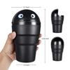 Trasgo For Car Cup Holder Trash Can Small Mini Trash Can Car Office Household Trash Can (Black)