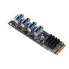 Карта-адаптер M.2 To Pcie Pci-E Высокоскоростная M-Key Графическая карта Pcie Карта расширения