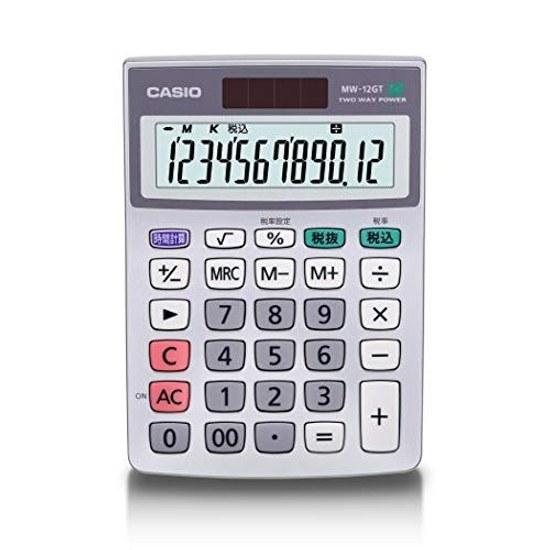 Casio Green Purchasing Law Compliant Calculator 12 Digits Mini Just Type MW-12GT-N Eco Mark Certified