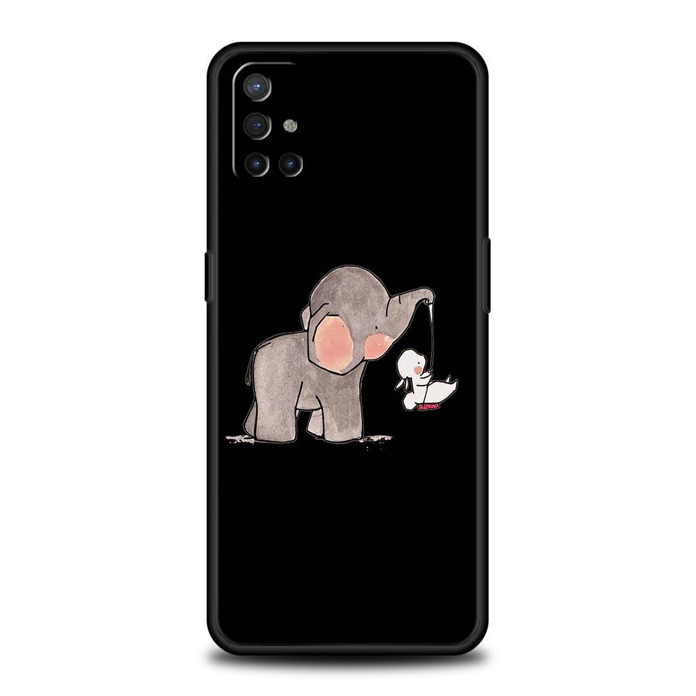 Мультяшный чехол для телефона в парном стиле Для OnePlus 12 11 10 9 8 7 7T Pro 12R 10R 9RT 9R 8T Nord N100 N200 N10 2T CE 2 5G Черная крышка