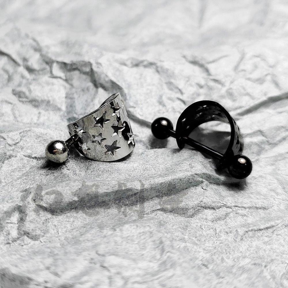 Cuff Ring Star Ear Studs Korean Style Earrings Women Earrings Stud Earrings Girl Piercing Earrings