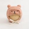 Bear Winter Baby Bonnet Newborn Hat with Earflap Thick Warm Lamb Wool Toddler Hats Infant Beanie Baby Girl Boy Cap 0-12M
