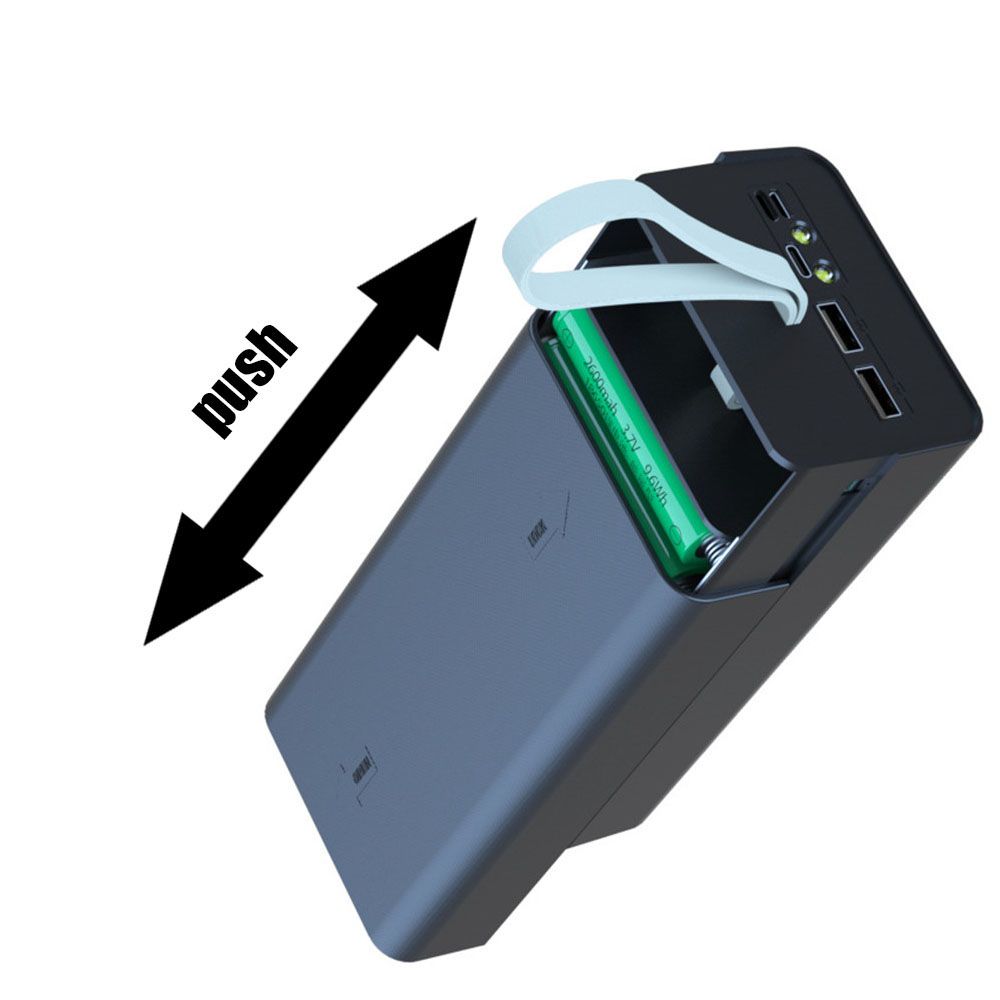 21×18650 Батареи Кейс для повербанка Коробка для хранения батарей Зарядный держатель Корпус для зарядки аккумуляторов