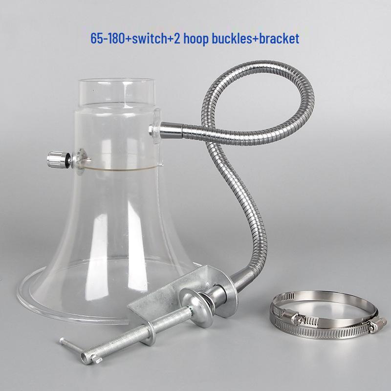 Паяльный вытяжной колпак Соединитель раструба для удаления дыма - Доступен в размерах 2,5, 3 и 4 дюйма