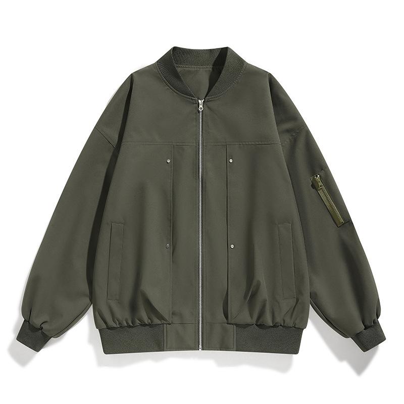Куртка-бомбер мужская новая весенне-осенняя американская бейсбольная куртка мужская повседневная одежда