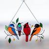 1 Pcs Creative Window Panel Glass Birds Window Panel Hanging Catcher Home Decoration Accessories Room Decoration