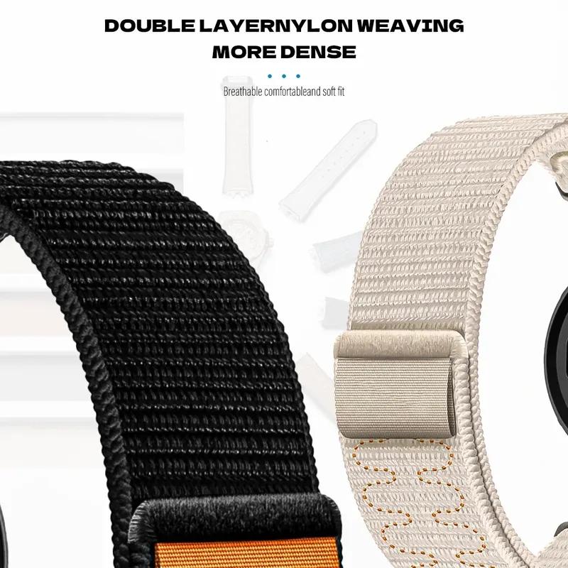 Nylon Loop Band for Garmin Fenix 7X 7 Pro Fenix 6X 6 5X 5Plus 22mm 26mm Quick Fit Strap for Tactix 7 Forerunner 965 955 Enduro 2