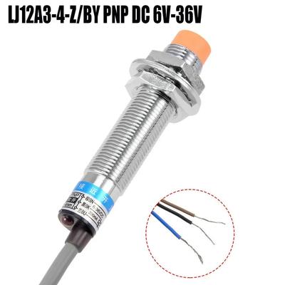 LJ12A3-4-Z / BY Индуктивный датчик приближения Выключатель обнаружения PNP DC6-36V 110см Индуктивные датчики 300 мА Электрооборудование
