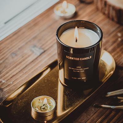 ECO Friendly Natural Soy Candle Wax with Wood Lid Aroma Candle Scented Candle