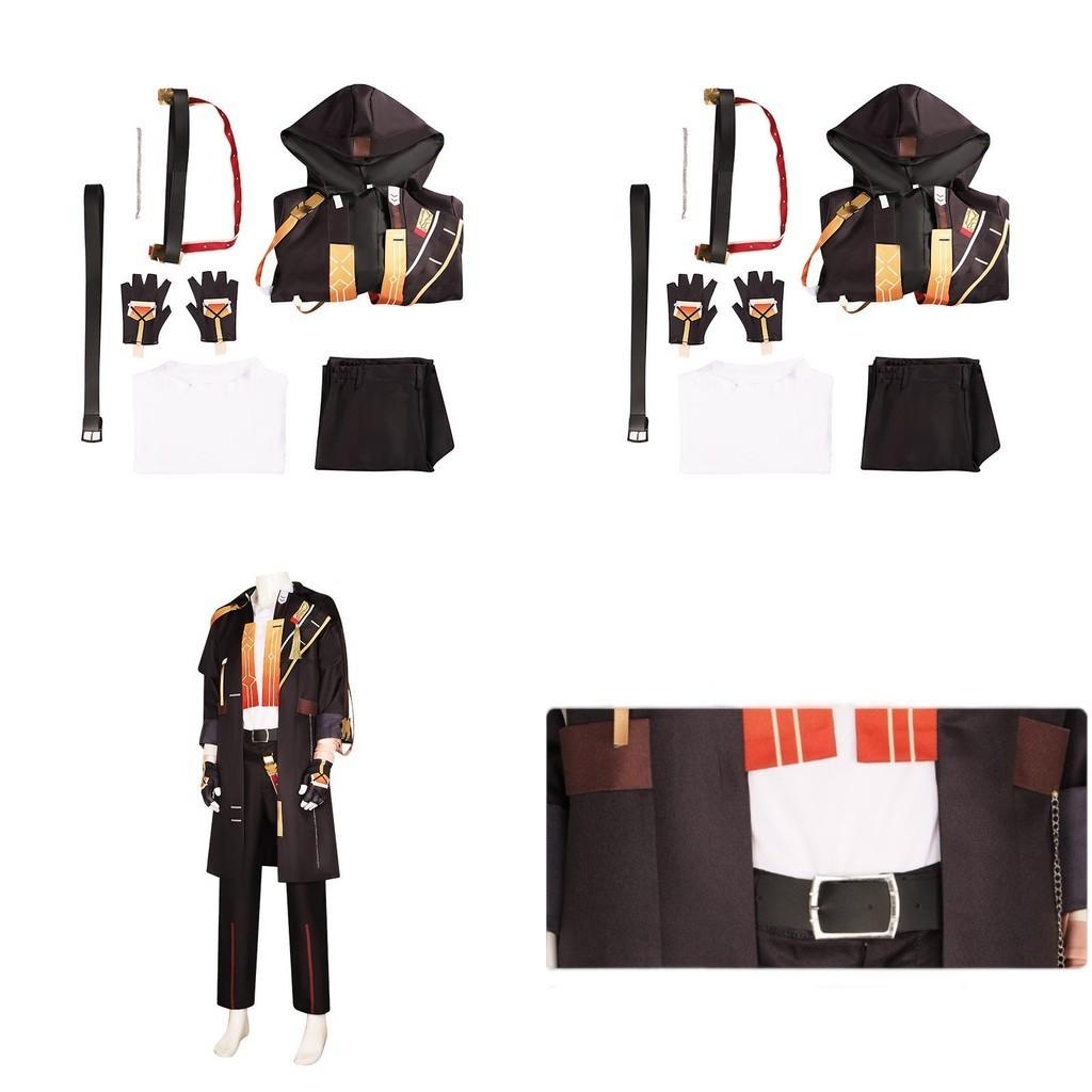 Высококачественная полиэстеровая ткань Космическая железная дорога Костюм для косплея главного героя