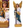 Ангел Декор стола Смола Архангел Святой Рафаил Статуя Фестиваль Поставка Рождественская Фигурка Домашнее Украшение Подарки Церкви