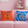 Cartoon Gumball Amazing World Pillow Case Comfort Sofa Bed Silky Elegant Invisible Zipper Custom Decorative Cushion Cover
