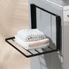 Magnetic Bathroom Washing Machine Storage Rack, Punch-Free Hanging Organizer for Clothes and Refrigerator