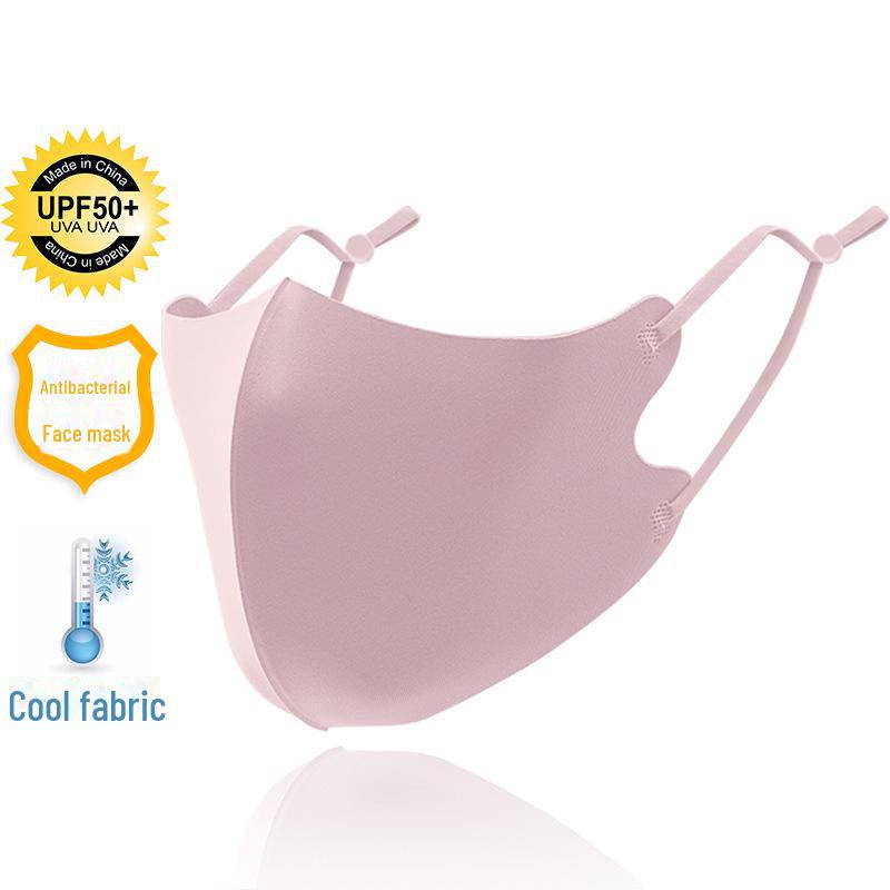 Дышащая солнцезащитная маска Ice Silk с ушными петлями и настраиваемым логотипом