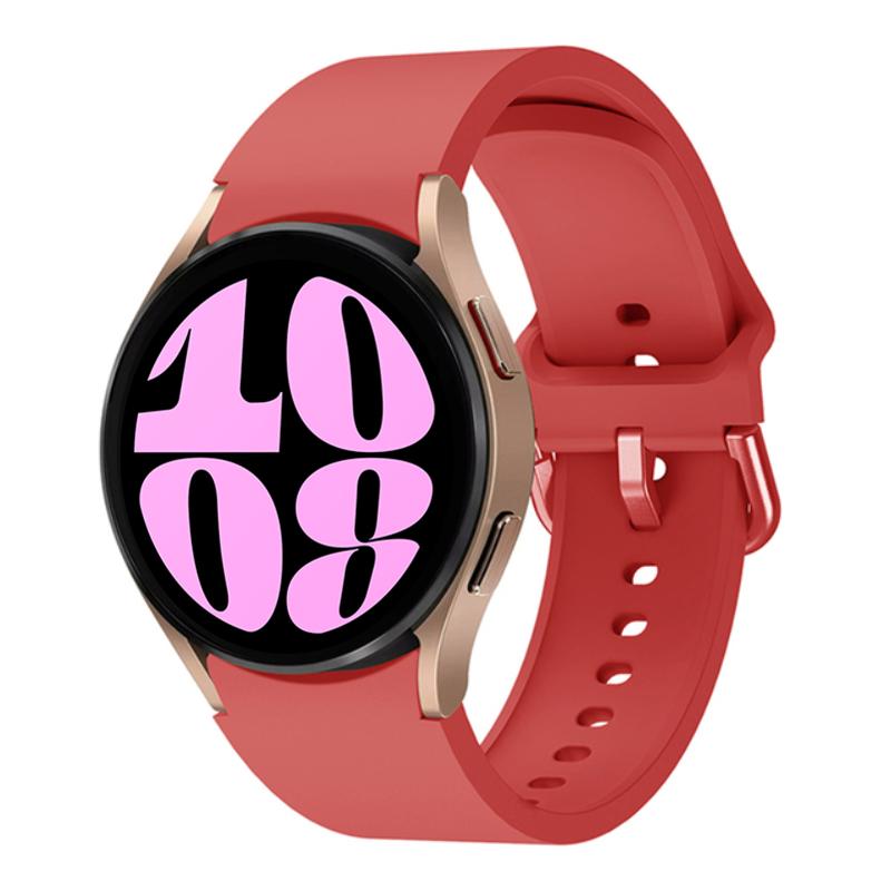 Силиконовый ремешок для Samsung Galaxy Watch 7/6/5/4 44мм 40мм/5 Pro 45мм Браслет Galaxy Watch 4/6 Classic 47мм 43мм 46мм 42мм Ремешок