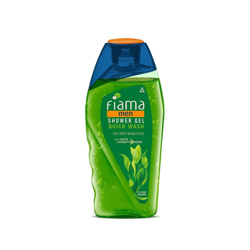 Fiama Men Body Wash Quick Wash 250ml Pack of 1 Moisturising Shower Gel for Soft Refreshed Skin