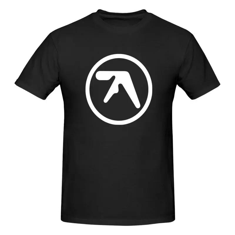 Футболки с графическим принтом Aphex Twin Летние с коротким рукавом Мужские Хлопковые Повседневные Большого размера Футболки 6XL Мужская Одежда Streetwear