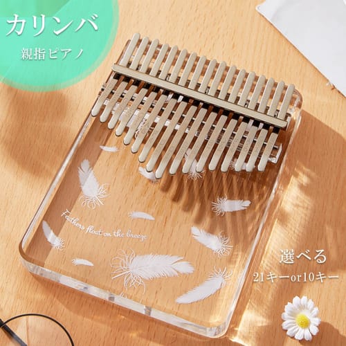 S.T.S.G Kalimba Thumb Piano, Beginner's Set with Instructions, Manual, and Cute Storage Case (10-Key Set, No Storage Case)