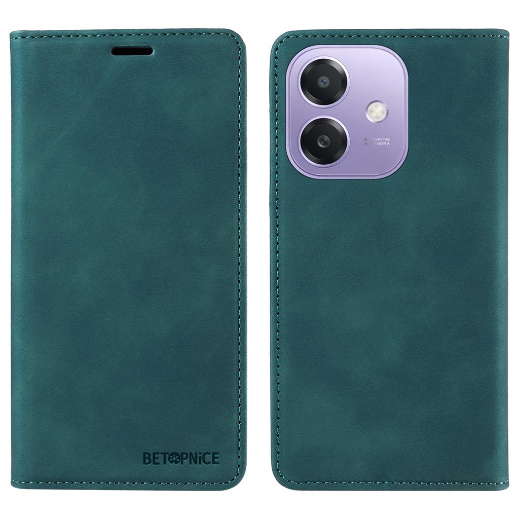 BETOPNICE 003 Для Oppo A5x 5G/A3x 4G/A3x 5G (Индия) Кожаный чехол-кошелек для телефона с подставкой