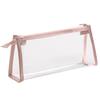 Wengu simple transparent pencil bag ins large-capacity girl heart high school student examination special stationery bag