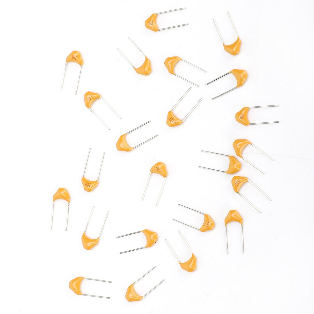 1000 шт. Монолитный конденсатор В линию Керамический 1000 пФ Шаг 5,08 мм DC50В Отклонение 10 процентов