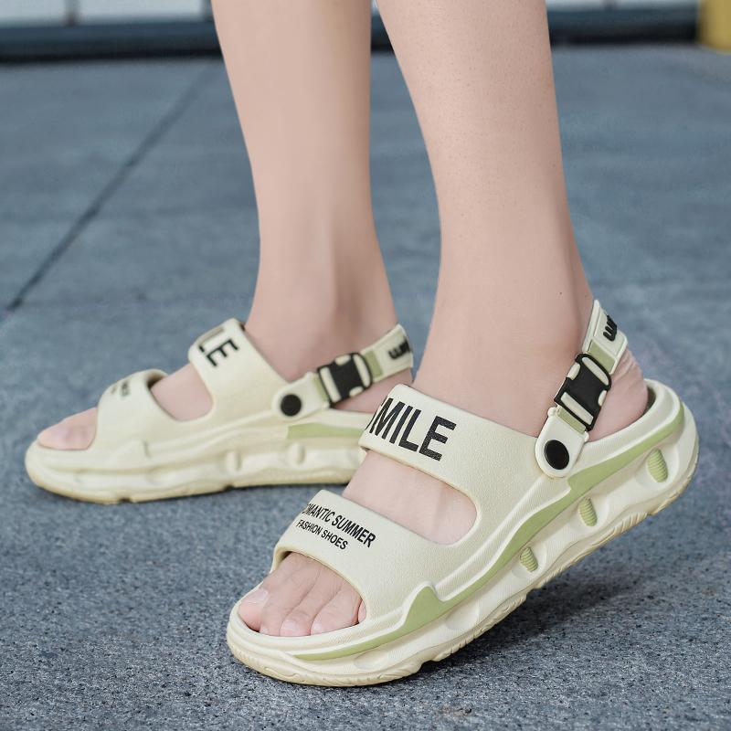 2025 Новые мужские уличные сандалии тапочки пляжные удобные толстые подошвы сабо мужская повседневная обувь садовая обувь мужские и женские пляжные сандалии