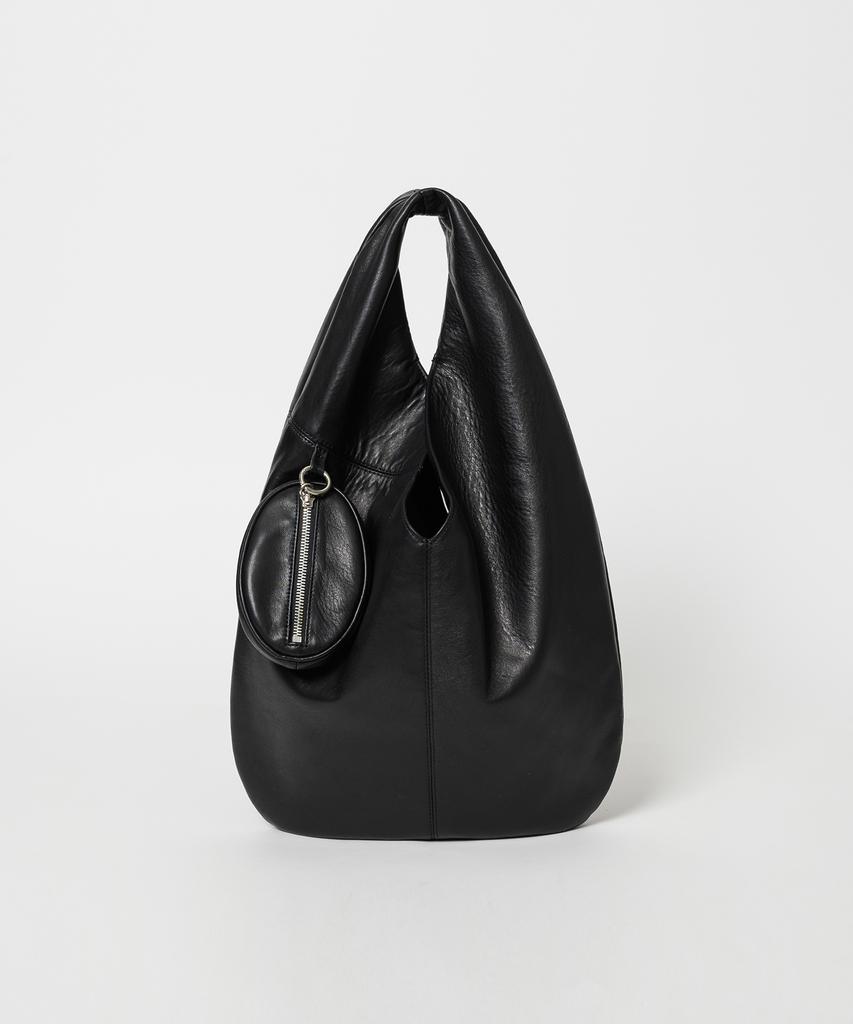 Andros Bubble Lamb Hobo Bag (Black)