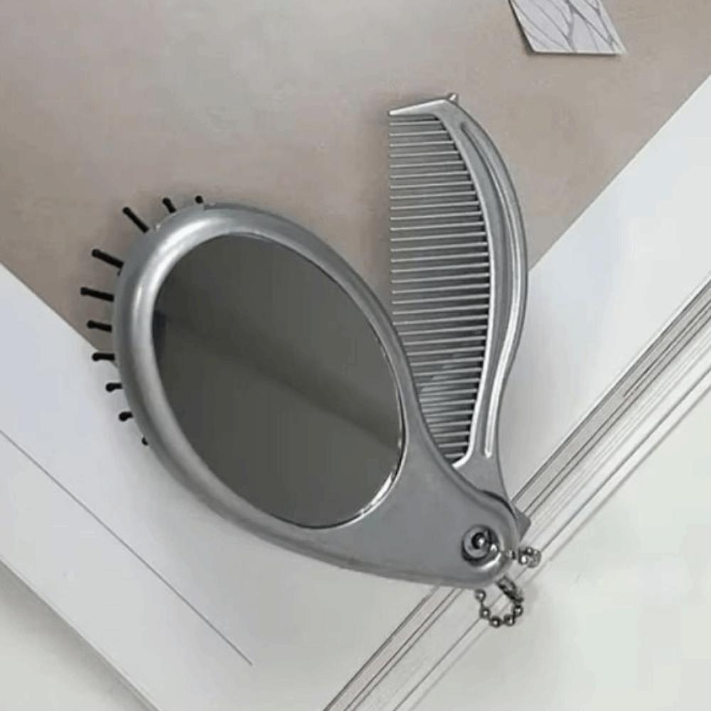 Foldable Air Cushion Comb 3 in1 Travel Massage Comb Fashion Portable Hair Brush Styling on-the-Go